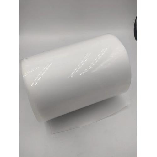 White Matte dan film PP Polypropylene yang transparan yang mengkilap