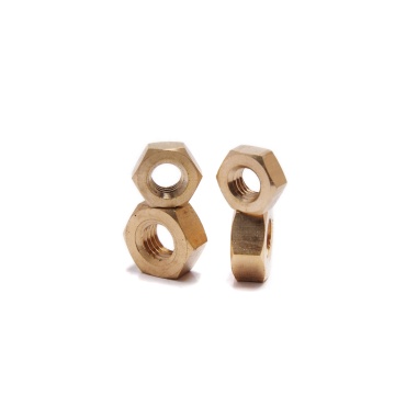 Brass nuts yellow brass hexagon nut