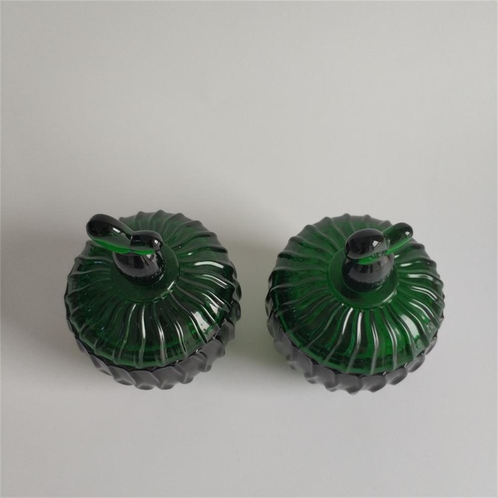 Atrovirens Round Shape Glass Cactus Jars2