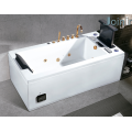 White Matt TV Stand Bathtub with Apron