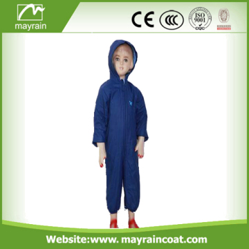 PU Children Dark Blue Rainsuits