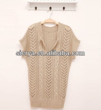 women's fashion short sleeve sweater