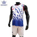 Camisas sublimadas baratos do treinamento do basquetebol