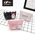 Custom cute cartoon cat PU pencil case