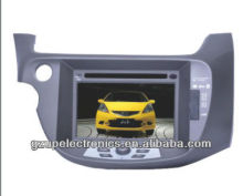 7" digital touch screen indash 2 din car GPS car dvd player with bluetooth TV steering control for new fit 2009