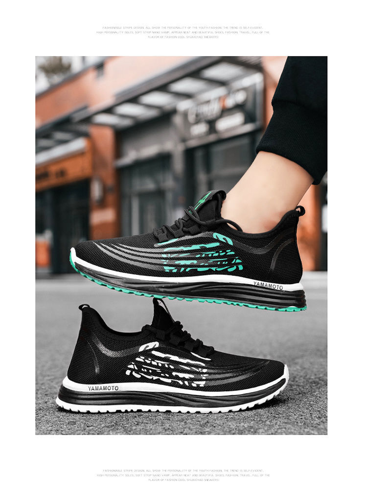 Running shoes men's youth soft soled mesh sports shoes  sneakers breathable sport Shoes