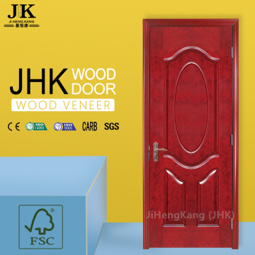 JHK Sliding Door Interior Half Doors Flat Wood Door Oak Veneer Interior Doors
