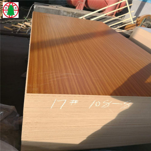 mélamine de grain de bois Mdf shandong facotory personnalisé