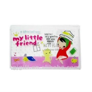 2015 cheap soft plastic promotional metro card cover