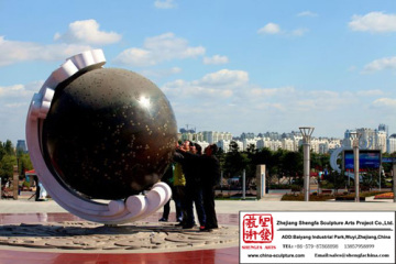 Ball Bronze Sculpture