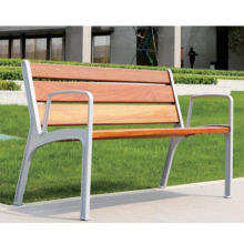 Outdoor Luxury Modern Lounge Park Benches - Waterproof Timber Wood Slat Benches