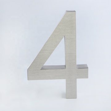 Stainless Steel 3D Outdoor Villa House Number