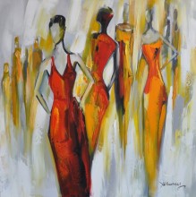 modern figure art oil painting on canvas