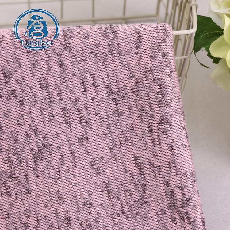 high quality hacci cleansing facial brushed back fleece for sweater cloth