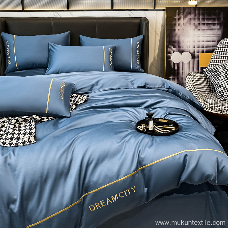 Modern Luxury Bedding Designer Hotel Cotton Bed Sheet