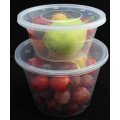 Barato Microwavable plástico descartável Takeaway Food Container / caixa
