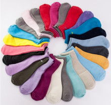 Women Plain Socks Hot Sale Lady Socks