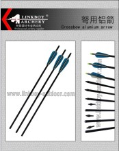Linkboy LBA014-1 crossbow arrow Carbon arrow for hunting of 3 plastic vane draw weight up to 225lb