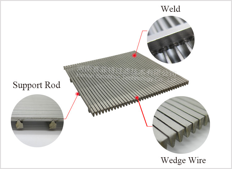 شاشة شبكة إسفين Wedge mesh screen