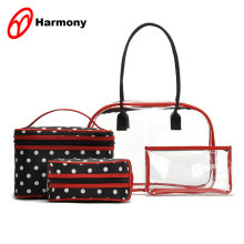 Fashionable Full Set Lady's necessaries cosmetic pouch bag set