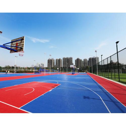 Suelo deportivo de baloncesto modular vendedor caliente