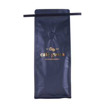 Matte Black Buy Aluminum Foil Coffee Bags With Valve Online