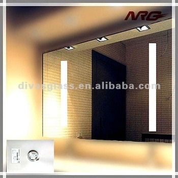 Fogless Lighted Shower Mirror