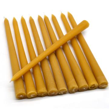 Bulk Hand Dipped Beeswax Taper Candles For Dinner