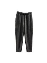 100%cotton black velvet corduroy casual pants