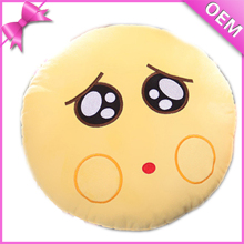 Plush Different Emoji Pillow 35 cm Round Emoji stuffed Pillow