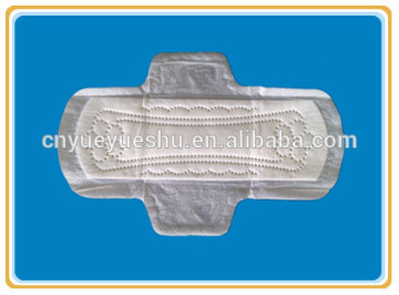 perforated film sanitary napkins with wings