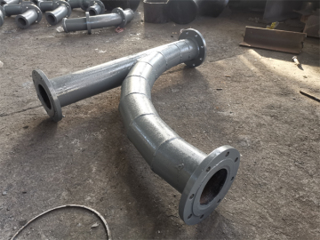 Power plant wear-resistant alloy composite pipe tee