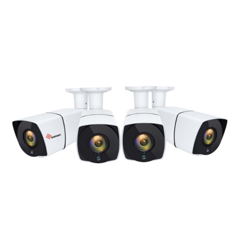 Câmera IP 3MP com fio CCTV de segurança