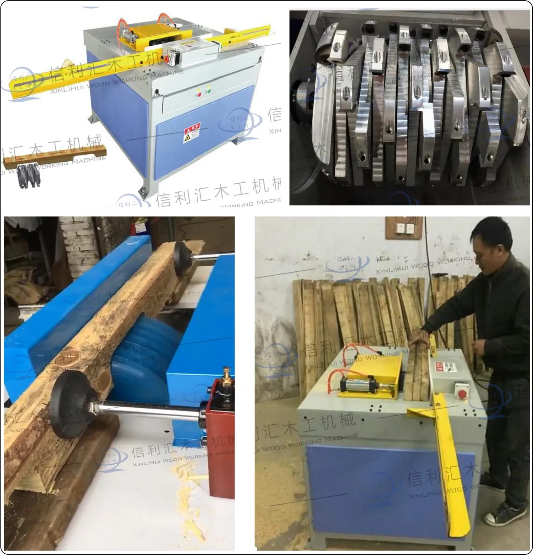 The Wooden Pallet Automatic Slotting Machine Process of Making Wooden Strips/Strips and Trenching in The Production Process of American Wooden Pallets;