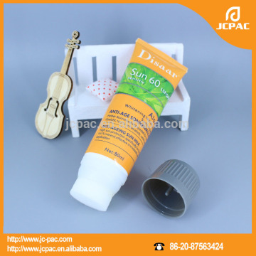 Cosmetic Plastic Squeeze Tubes with Sponge Applicator