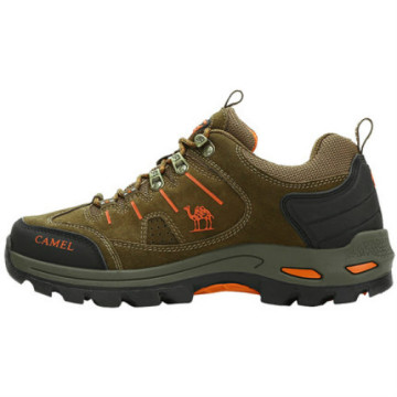 Cushioning cowhide outdoor hiking shoes