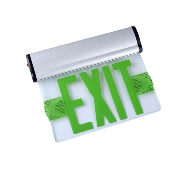 Single face good quality green led exit sign