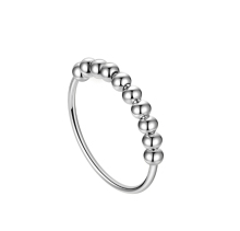 New Arrival 925 Sterling Silver Simple Design Fashion Jewelry Anxiety Rings