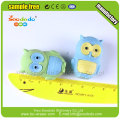 Cute Kids 3D Owl puzzle eraser for promotional