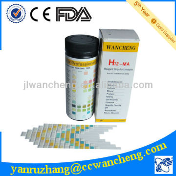 Microalbumin urine test strip URS - 12MA