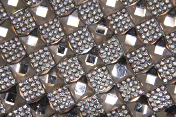 Hot melt adhesive glass crystal strass motif 24*40cm