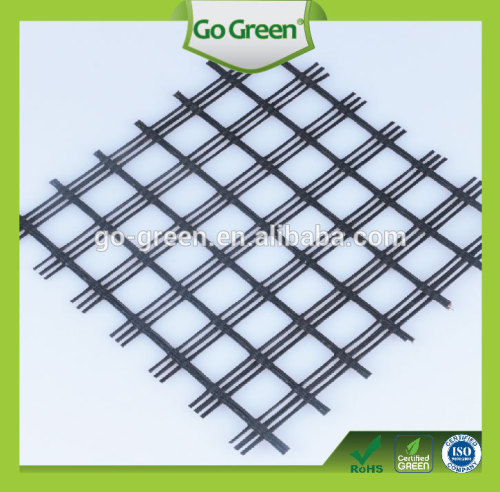 Polyester Geogrid / Soil Reinforcement Geogrid / Standard Warp Knitting Polyester Geogrid