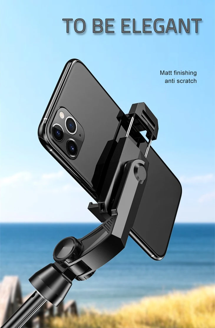 K21 Folding 23cm Aluminium Reverse Bluetooth Selfie Monopod Tripod for Phone