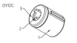 Door Lock Handle Barrel Damper