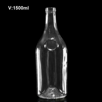 Round Shape Glass Wine Bottles 1.5L Wine Bottles