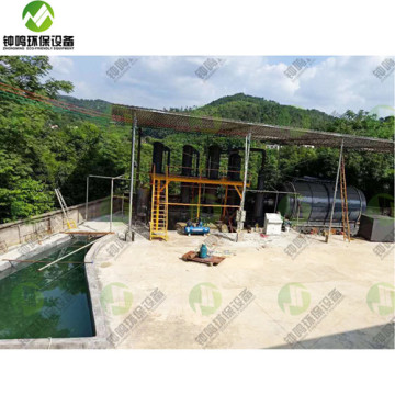 Zhongming Beston Continuous Pyrolysis Process Machine Used to Recycle Plastic