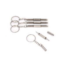 stainless keychain screwdriver for repair glasses