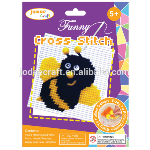 DIY toy sewing Needlepoint kit for kids