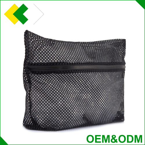 Wholesale Factory Sale zipper portable mesh wash bag promotional canvas laundry bag with handles