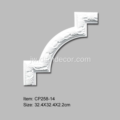 PU Foam hiasan Panel Molding